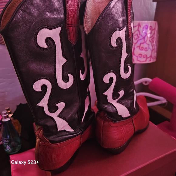 VINTAGE Nine West Cowboy Boots - Picture 3 of 5